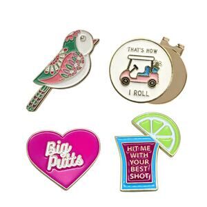 Birdie Girl Golf Sweet Spot Women's Golf Ball Marker Collection (set of 4)